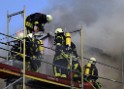 Dachstuhlbrand Koeln Poll Geislarerstr P204